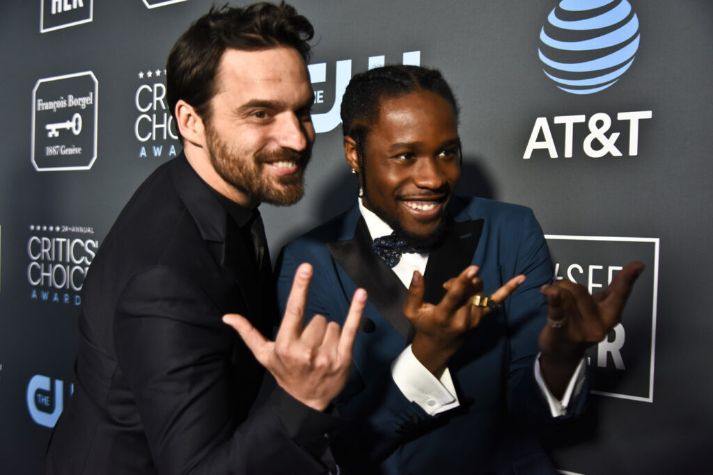 JAKE JOHNSON_SHAMEIK MOORE_INTO THE SPIDERVERSE Francois Borgel Critics Choice